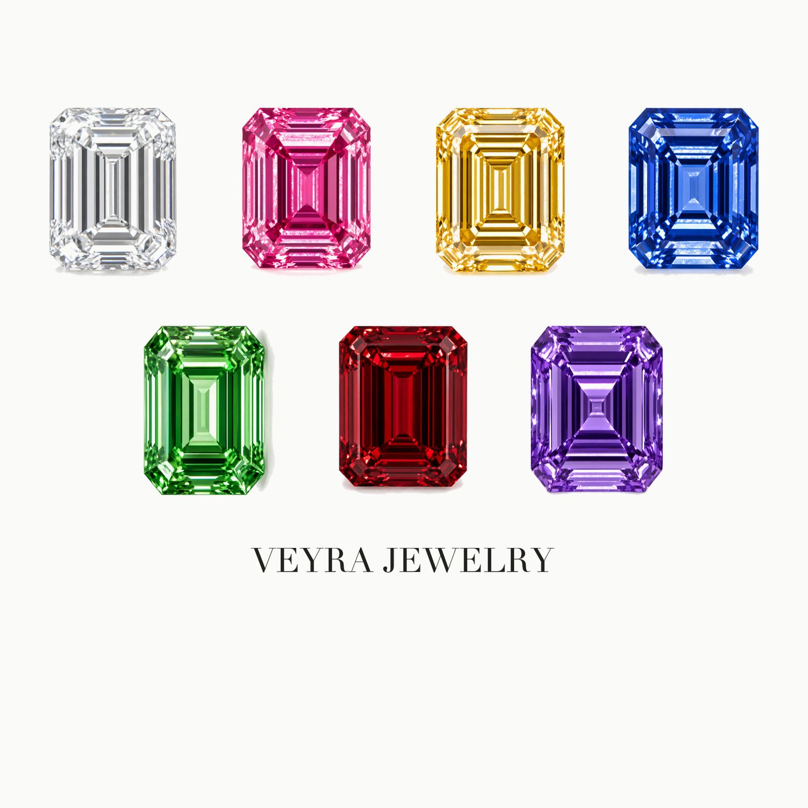 Emerald Cut D Color VVS Loose Moissanite Stone – Luxury Diamond Alternative