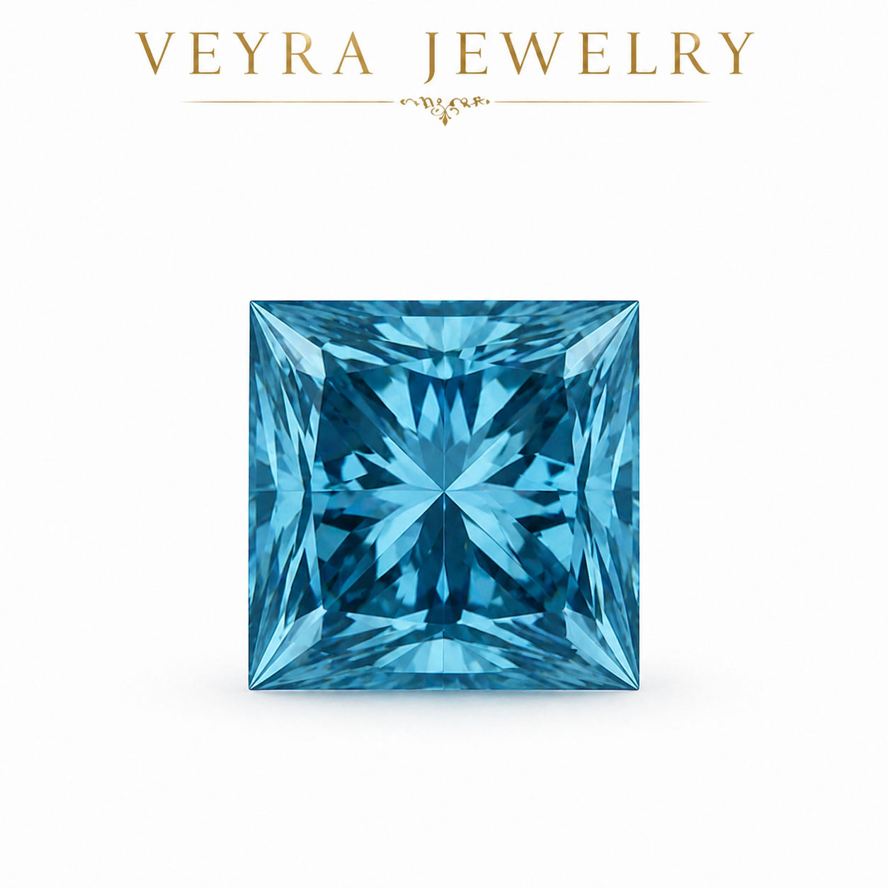 Princess Cut D Color VVS Loose Moissanite Stone – Luxury Diamond Alternative