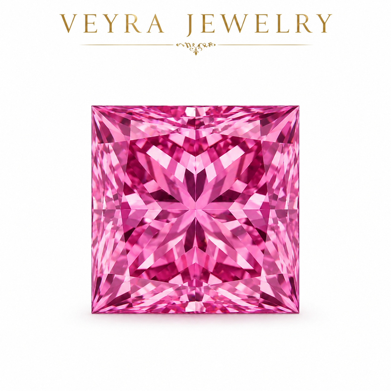 Princess Cut D Color VVS Loose Moissanite Stone – Luxury Diamond Alternative