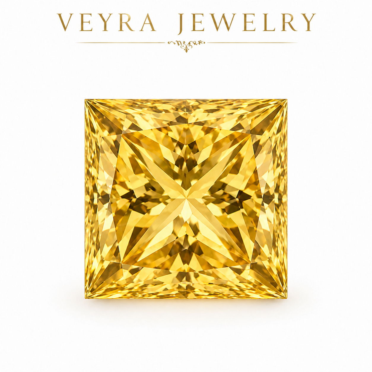 Princess Cut D Color VVS Loose Moissanite Stone – Luxury Diamond Alternative