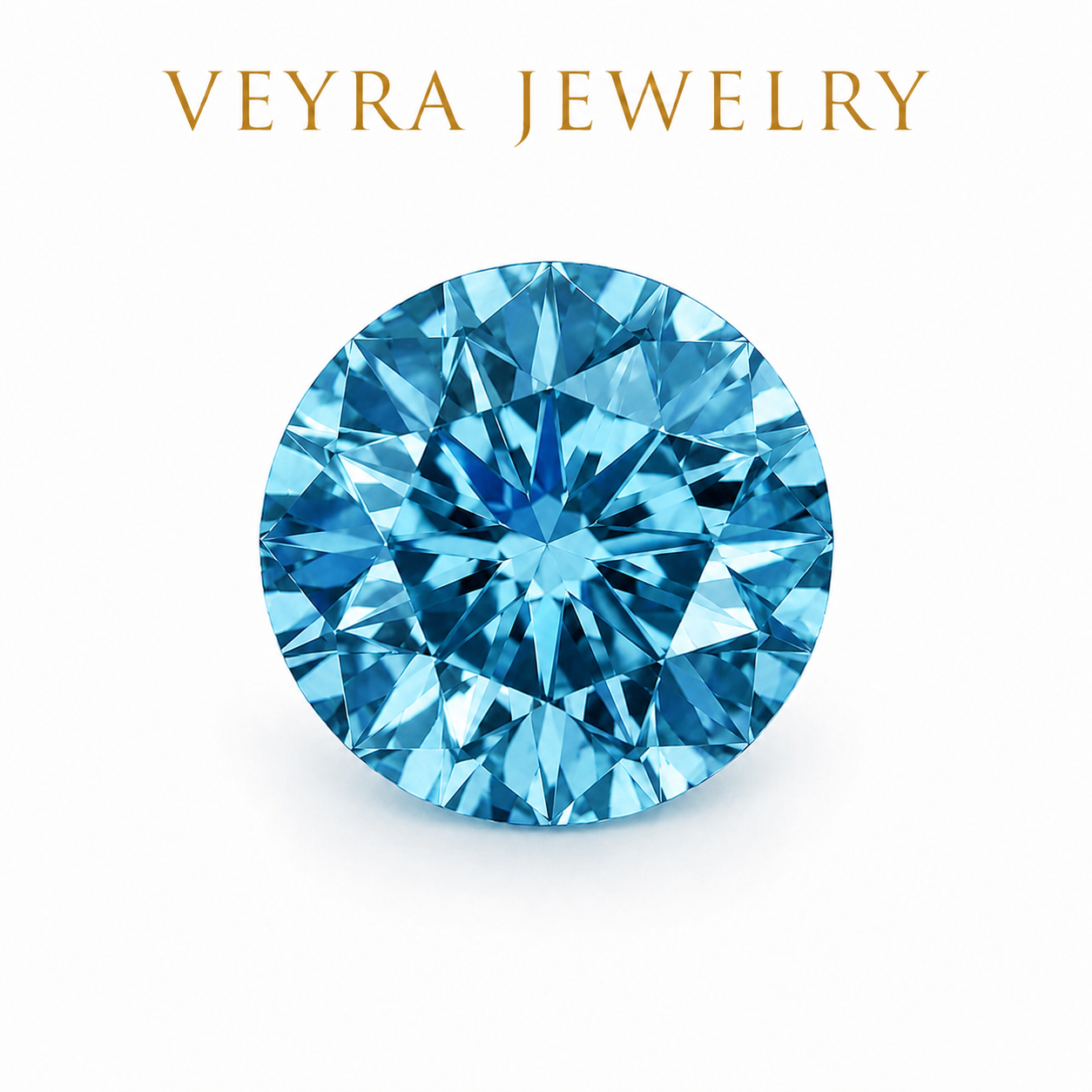 Round Brilliant Cut D Color VVS Loose Moissanite Stone – Luxury Diamond Alternative