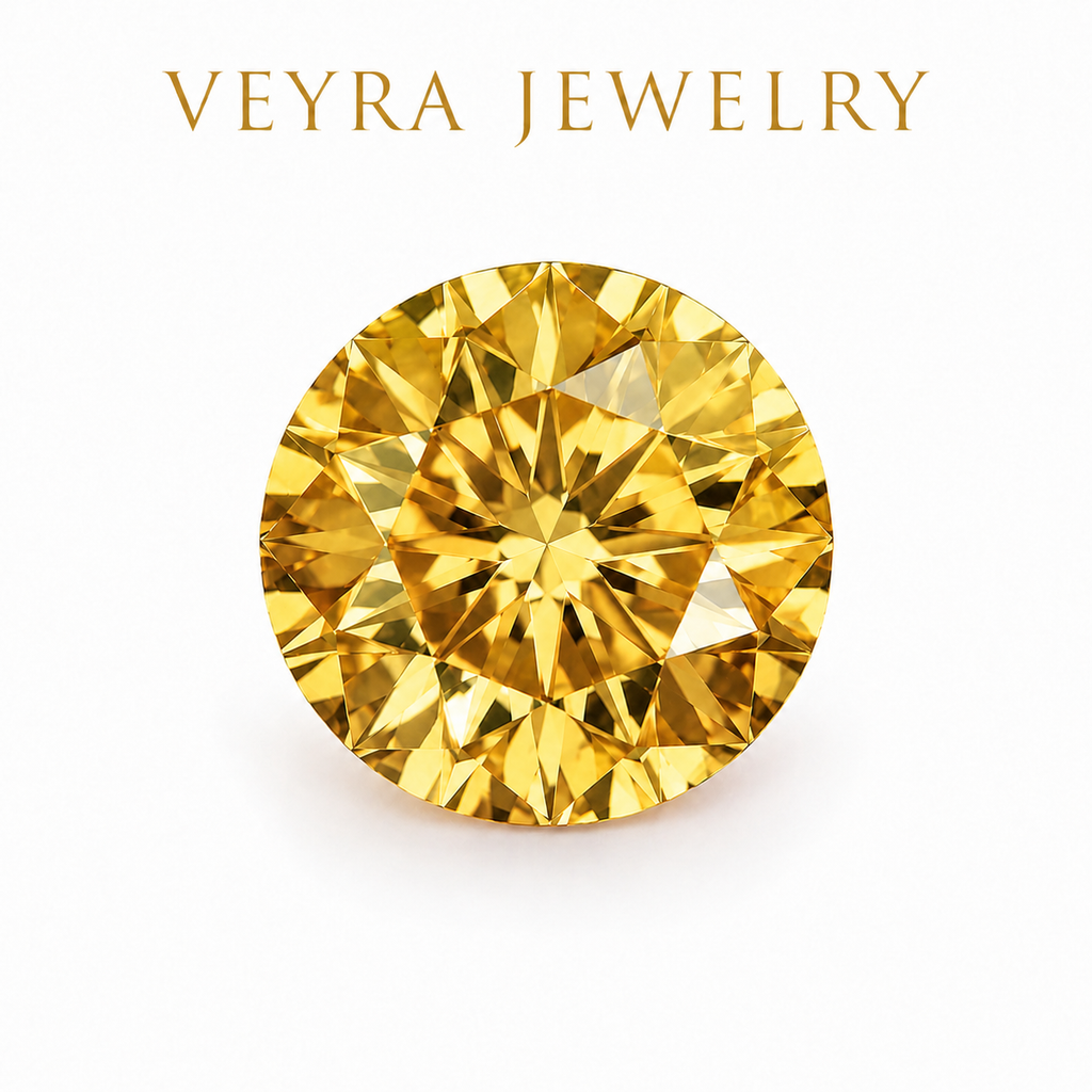 Round Brilliant Cut D Color VVS Loose Moissanite Stone – Luxury Diamond Alternative