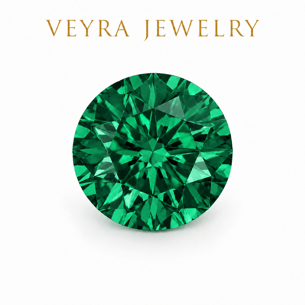 Round Brilliant Cut D Color VVS Loose Moissanite Stone – Luxury Diamond Alternative